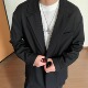 IINDE 外套男 磨破毛边春秋宽松休闲西装 CASUAL BLAZER