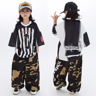 女孩帥氣嘻哈炸街潮服兒童街舞服裝 樂咪酷少兒hiphop街舞童裝 男童