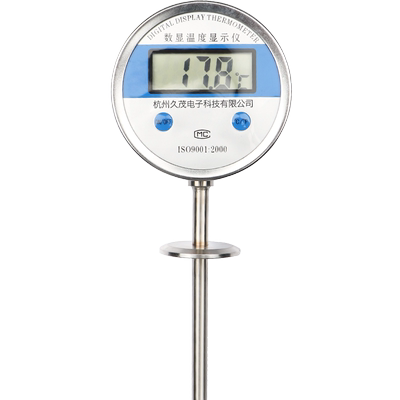 数显双金属温度表WSS-414快装食品级卫生型卡盘式温度计 卡箍50.5