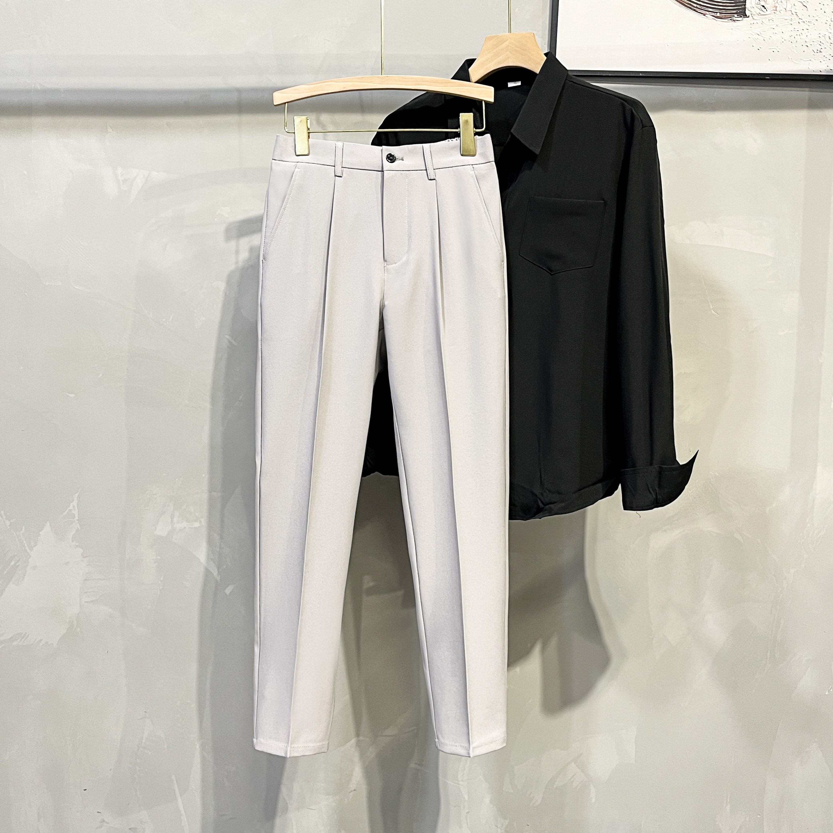 商务正装轻熟风休闲百搭小脚西裤