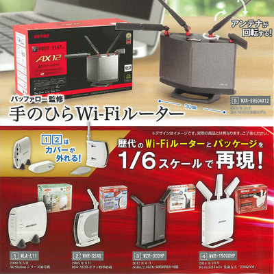 现货日本Tarlin掌上路由器模型 仿真迷你1/6网络WIFI设备摆件扭蛋