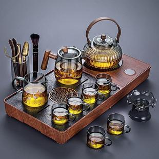 茶具茶台一整套带烧水一体茶盘小茶台功夫茶具套装家用全自动烧水