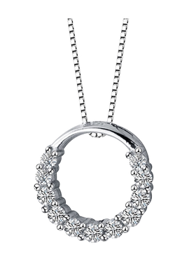 森系气质甜美不过时银链子微镶