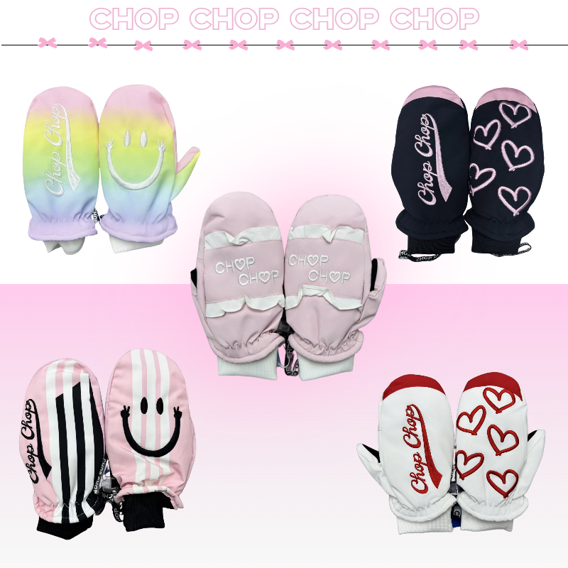 CHOPCHOP【专属撞色系列】专属撞色系列滑雪手套耐磨3M棉防水手套