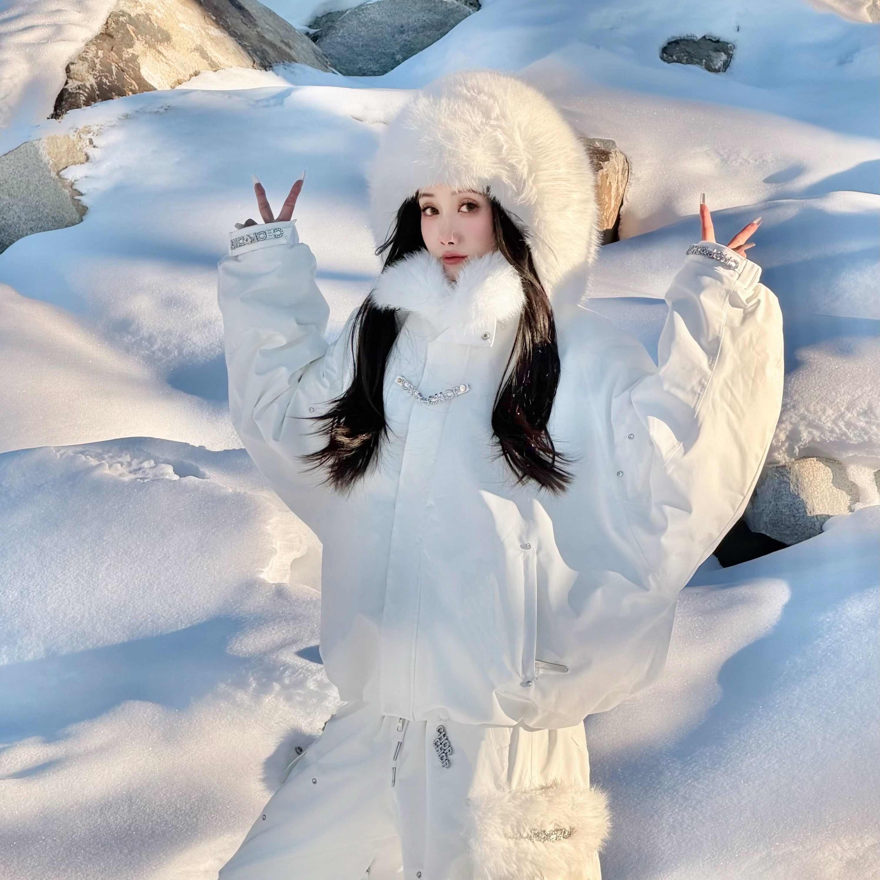 CHOPCHOP26新品 【雪域千金-棉服】棉服3L滑雪服全压胶加绒保暖