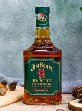 金宾波本黑麦威士忌美国进口洋酒基调酒JimBeam占边700ml三得利