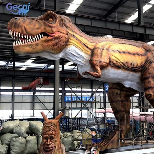 自贡大型仿真恐龙定制户外景区园林景观展览霸王龙模型制造厂家