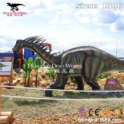 华龙艺术仿真恐龙制作工厂电动智能恐龙玩具室外机械硅胶阿马加龙