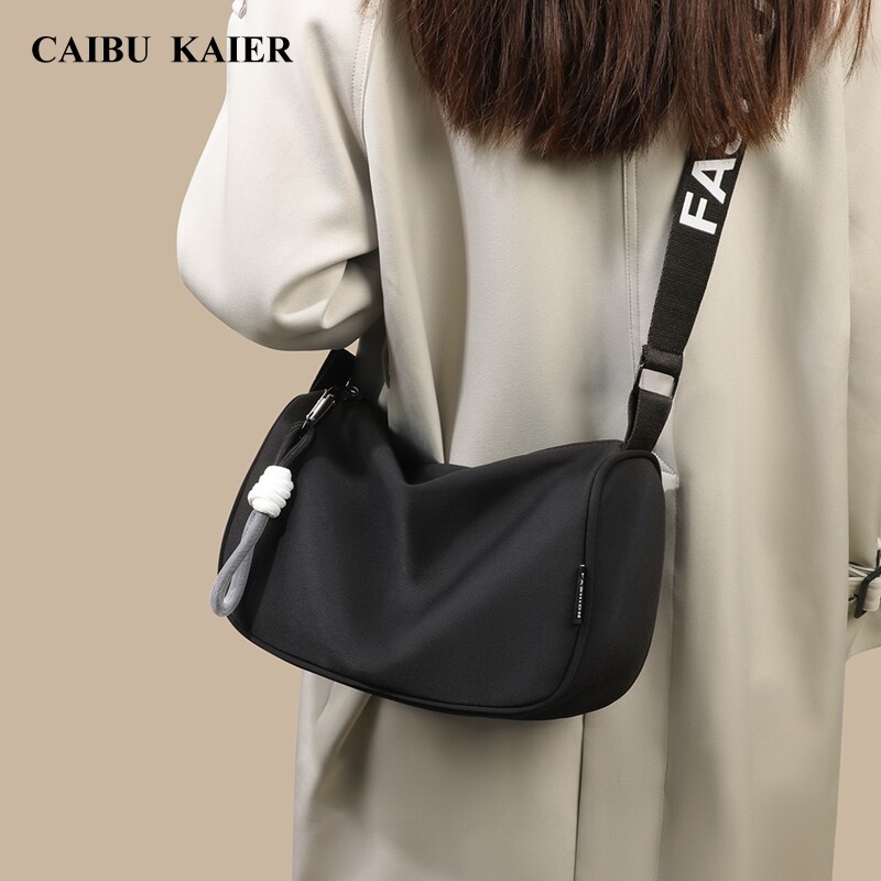 Official C&K Flagship Store Women's 2026 New Arrival Crossbody Bag Casual Canvas Pillow Shoulder Bag - Thumbnail 4