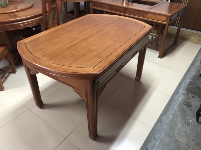 折叠红木餐桌椅价格 折叠红木餐桌椅图片 星期三