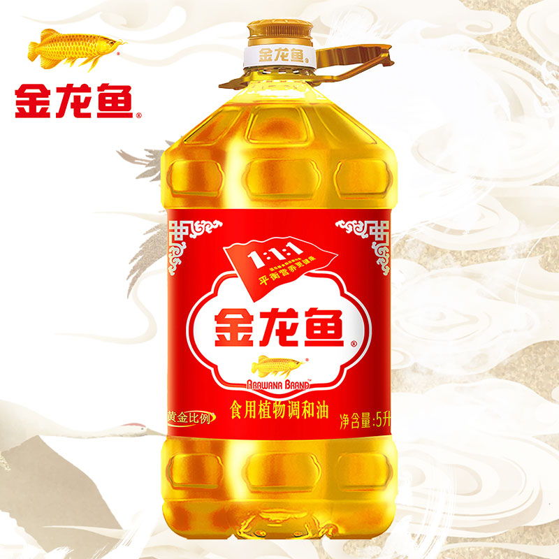 金龙鱼黄金比例调和油4L/5L