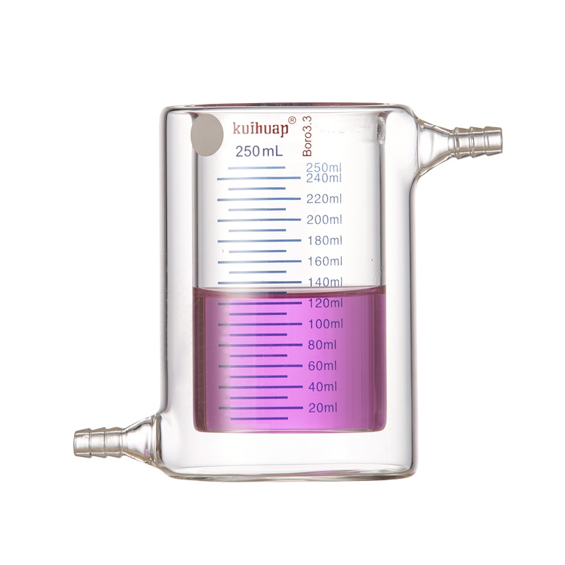/夹套实验室烧杯50ml双层N2E00ml/仪器耐高温。。烧杯100ml