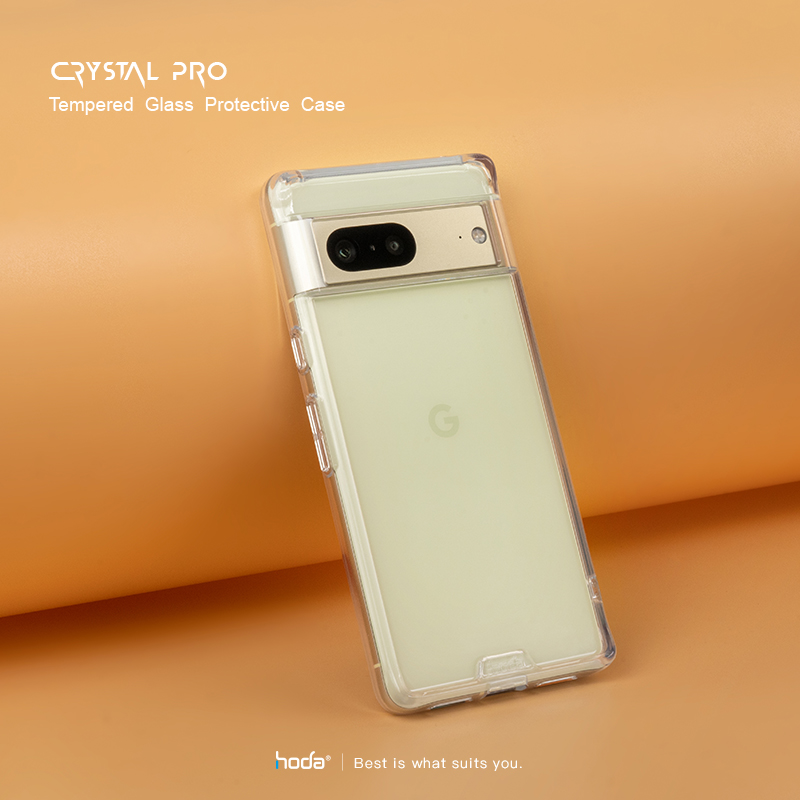 hoda好贴晶石GooglePixel8Pro手机壳7/7Pro钢化玻璃背板Pixel6Pro适用于Pixel6谷歌-封面