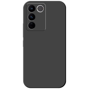 适用于vivos16pro手机壳s16新款s16e液态硅胶石墨黑防摔手机套vivi简约5g商务男软壳纯色直边女款vovo保护套