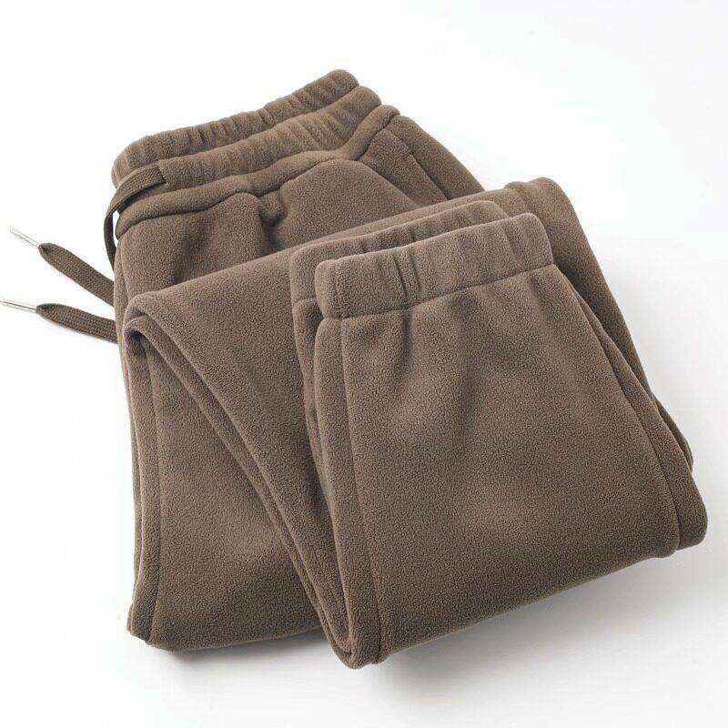 经典品~严选优质面料！秋冬款加绒加厚双面奥粒绒保暖卫裤男女款