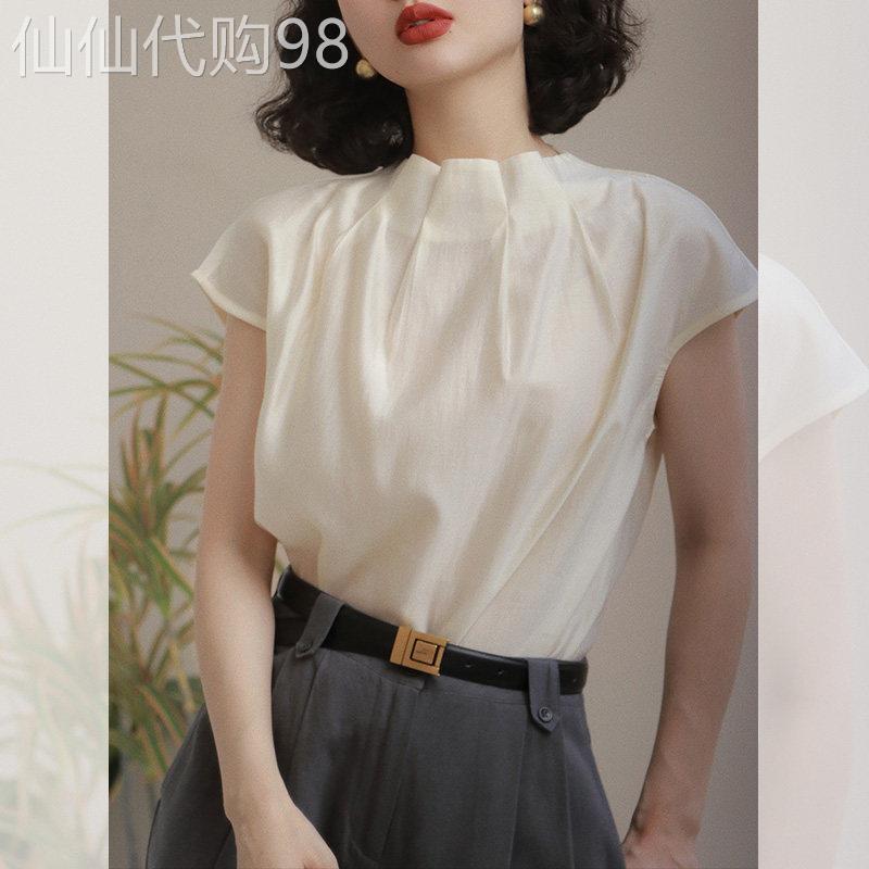 轻熟法式独特别致上衣夏季新款小众女衬衫高端优雅时尚设计感气质图片