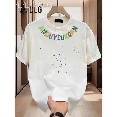香港Clg新潮品牌夏季流行美国260g重棉印花宽松t恤男士短袖新潮上