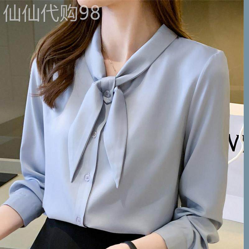 潮牌真丝衬衫女长袖2025秋季新款时尚显瘦桑蚕丝职业衬衣气质上衣