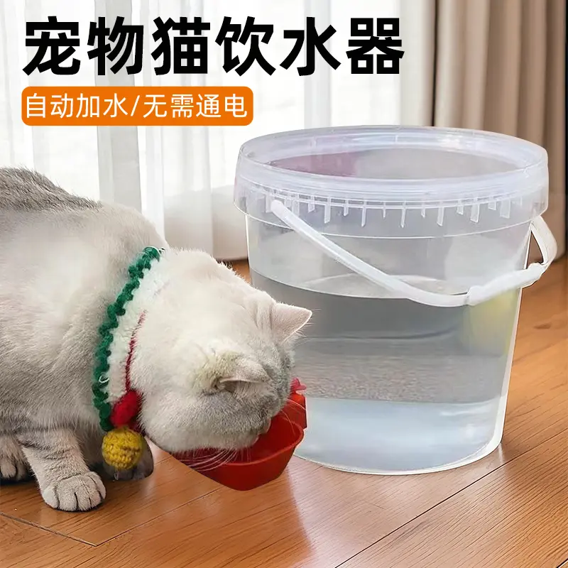 喝水狗狗宠物流动猫喂食