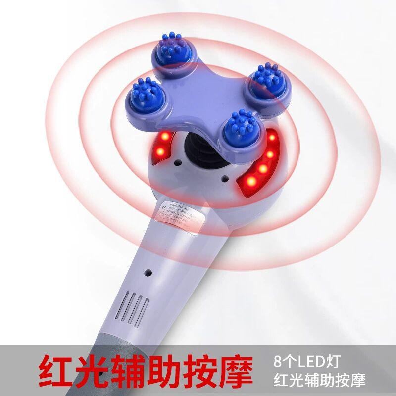 七头按摩棒 无级调速按摩捶按摩器 肩颈敲打颈椎腰部捶背部震动仪