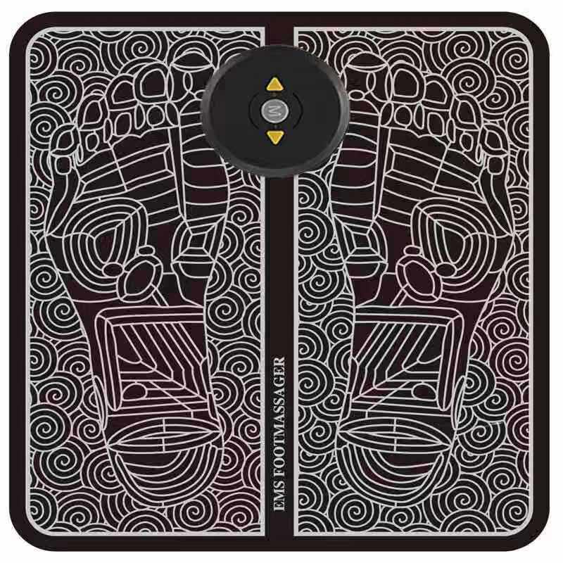 脉冲电动足部按摩器 ems智能脚底微电流按摩垫脉冲震动足疗机