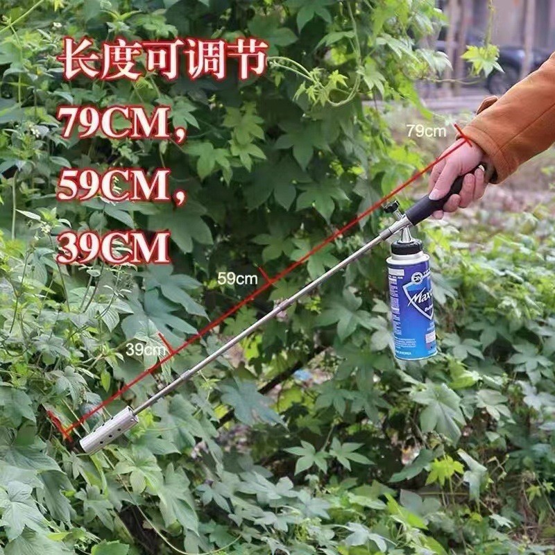 新款加长卡式气喷火枪点火器喷灯点火器户外除草烧猪毛大口径喷枪