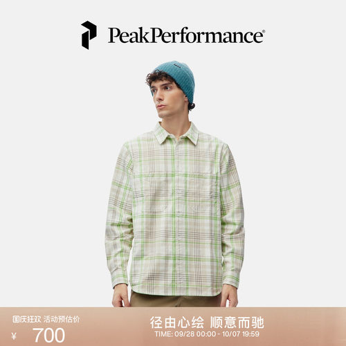 壁克峰HeavyCotton男子格纹衬衫