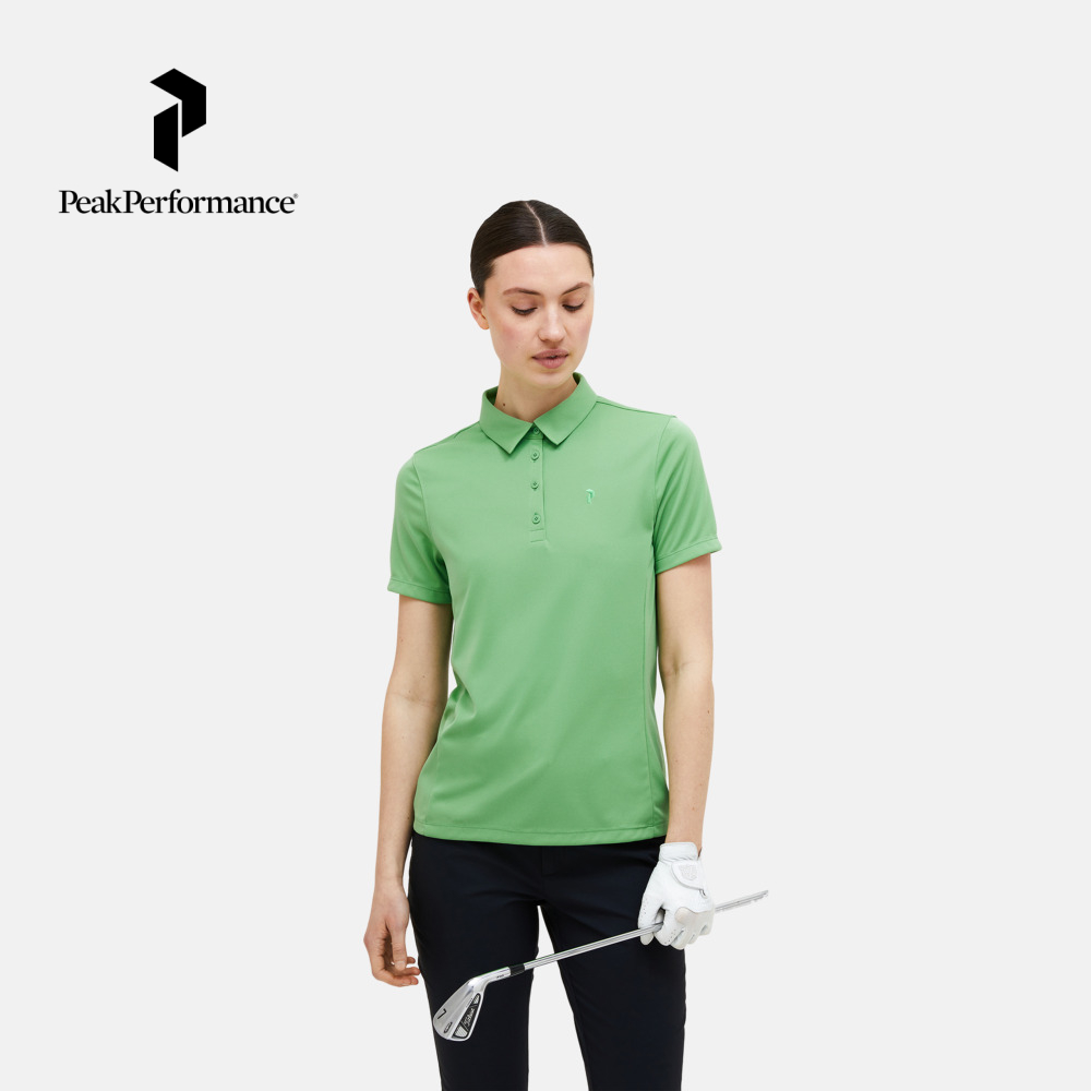 Peak Performance壁克峰女子户外运动高尔夫快干透气短袖POLO衫