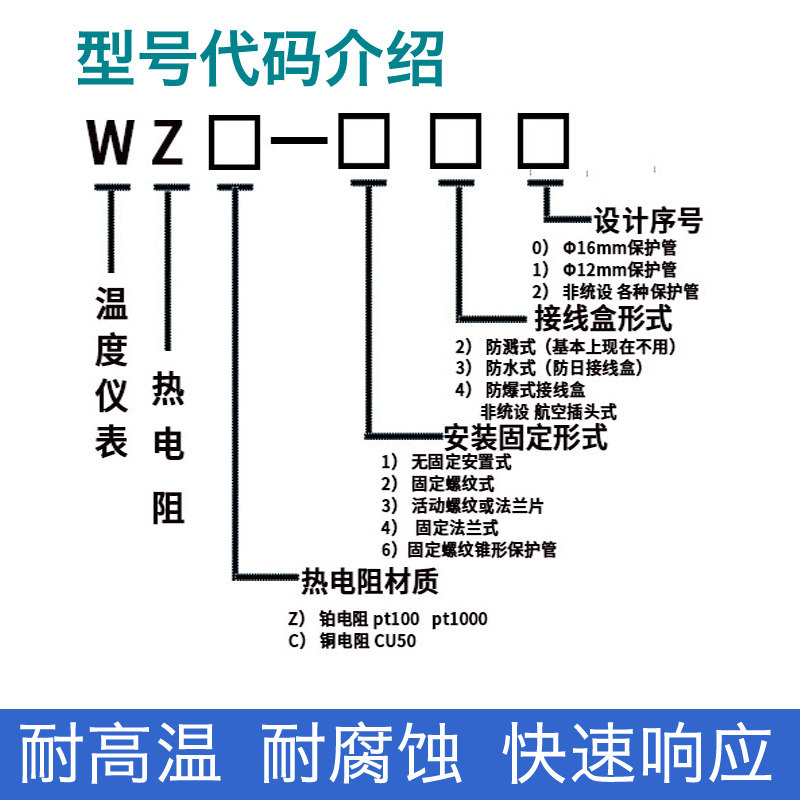 健林热电阻wzp-230231pt100温度传感器铂热电阻固定螺纹热电偶1