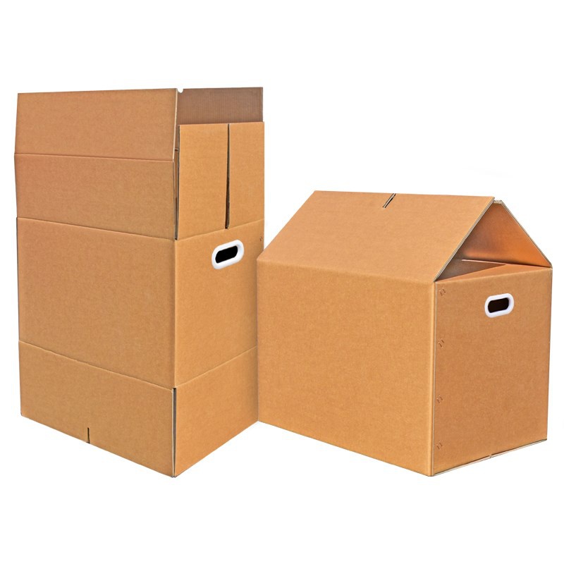 推荐搬家用的打包箱摺叠大纸箱子特大特硬大号超大可手搬大收纳箱