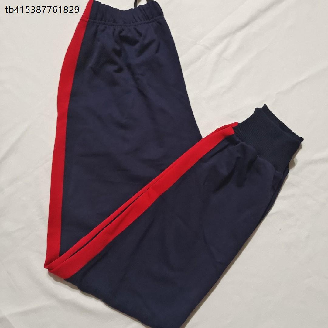 藏蓝色宽红条初高中男女