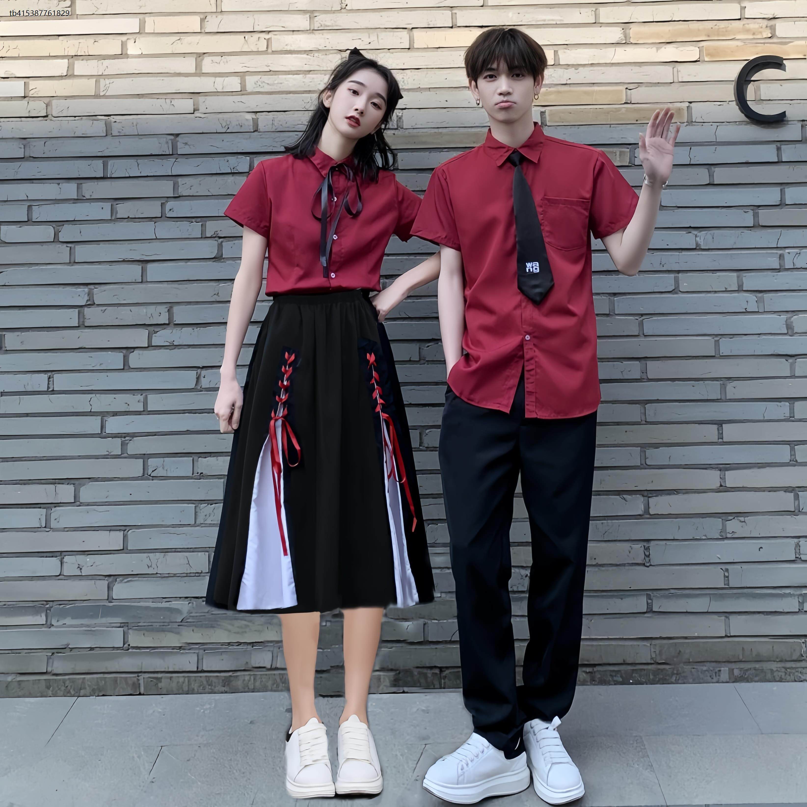 学院风合唱团演出服初中