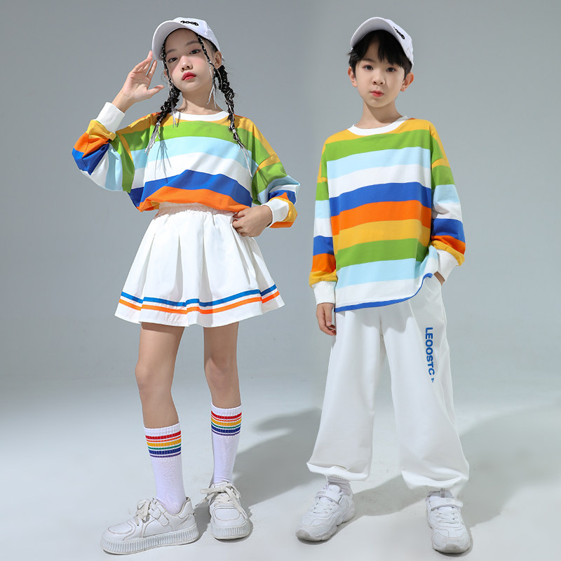 啦啦操拉拉队演出服装表