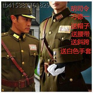 男女民国国军士兵京剧沙家浜胡传魁刁德一阿庆嫂舞台表演出服戏服