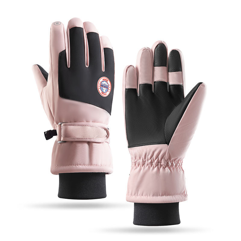 冬季滑雪手套男女户外骑行触屏