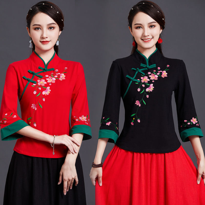 广场舞服装女新款名族风