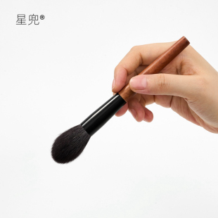 易上色好晕染 OR25 蓬松细光峰羊毛化妆刷 星兜火苗腮红刷散粉刷