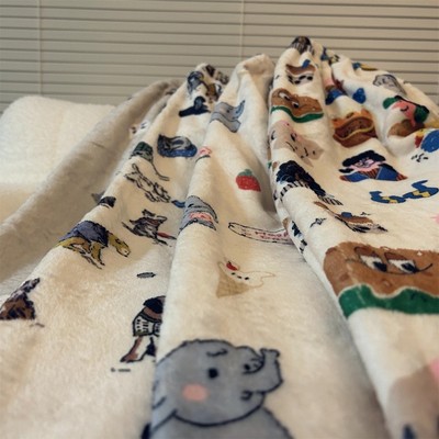 高个子加长版睡裤女秋冬季珊瑚绒宽松阔腿裤直筒保暖可爱遛弯神裤