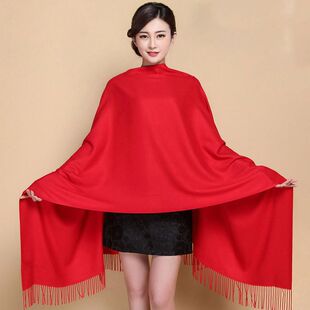 跨境围巾女围巾冬天爆款仿羊绒围巾围巾纯色保暖围巾秋冬围巾围巾