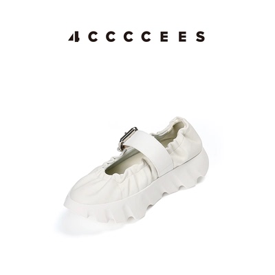 4CCCCEES / TURA COVE 女鞋厚底芭蕾舞鞋外穿休闲玛丽珍