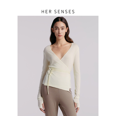 V领休闲通勤插肩袖开衫