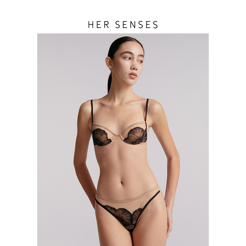 列维斯蕾丝3/4杯休闲文胸