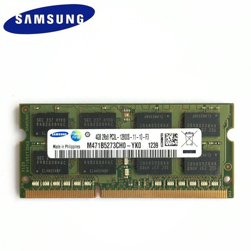 samsng 4g 2rx8 pc3l 12800s ddr3 1600mhz 4gb laptop memory 4g