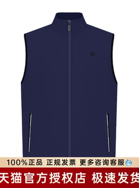 HELIX男士高尔夫马甲拉链款正品夏日T恤士休闲短袖白色H60314新款