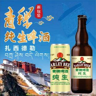 【高原特产】青稞麦芽纯生啤酒 红旗星精酿星嘉乐堡罐装网红 招商