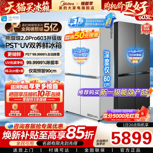 美的熊墩墩2.0Pro603升级款冰箱
