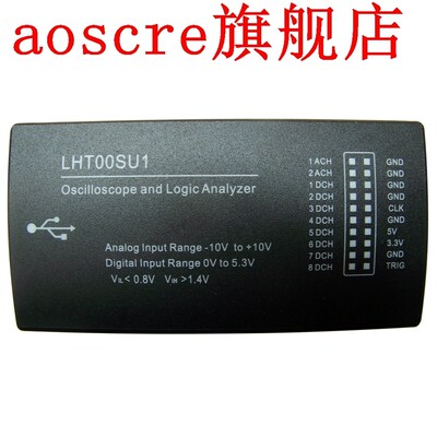 Portable Virtual Oscilloscope Logic Analyzer Multifunctional