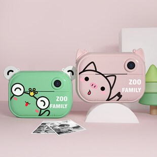 Kids HD DIY Instant Print Camera Thermal Printing Printer C