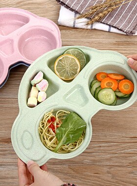 Baby Feeding Food Tableware Cartoon  Kids Dishes Vegetabl