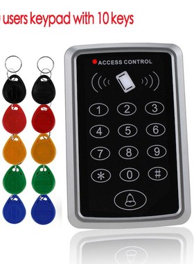 RFID Controller Standalone Access Control Keypad with 10 EM4